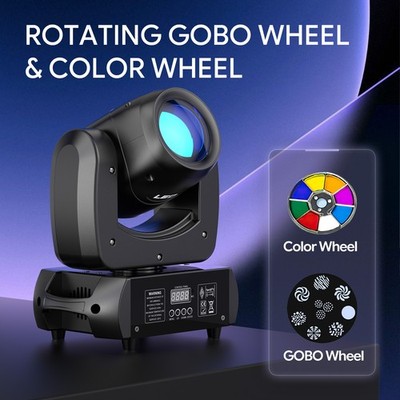 LED Beam 150W Moving Head Stage Lights DMX DJ Light 18Prism+8Gobo+ 8Color Lights