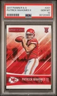 2017 Panini Rookies & Stars Patrick Mahomes II #201 PSA 10 RC Chiefs