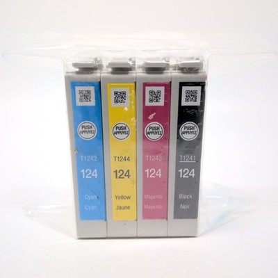 Epson 124 (T124120-BCS) 4 Ink Cartridges Black | Cyan | Magenta | Yellow