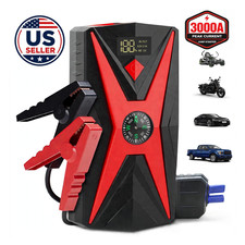 3000a Car Jump Starter 10000mah Booster Jumper Box Power Bank Battery Charger 3000a Car Jump Starter 10000mah Booster Jumper Box Power Bank Battery Charger