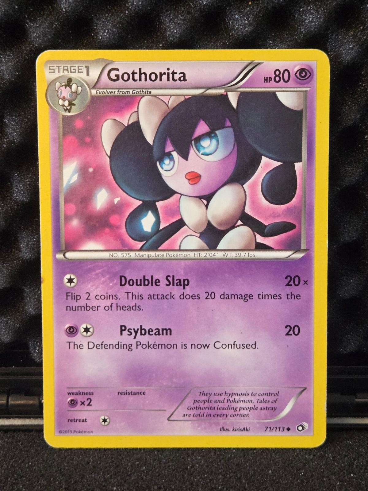 Gothorita 71/113 Uncommon Legendary Treasures Pokemon Lightly Played