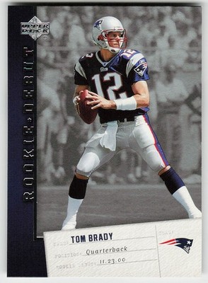 2006 Upper Deck Rookie Debut #57 Tom Brady FOOTBALL New England Patriots