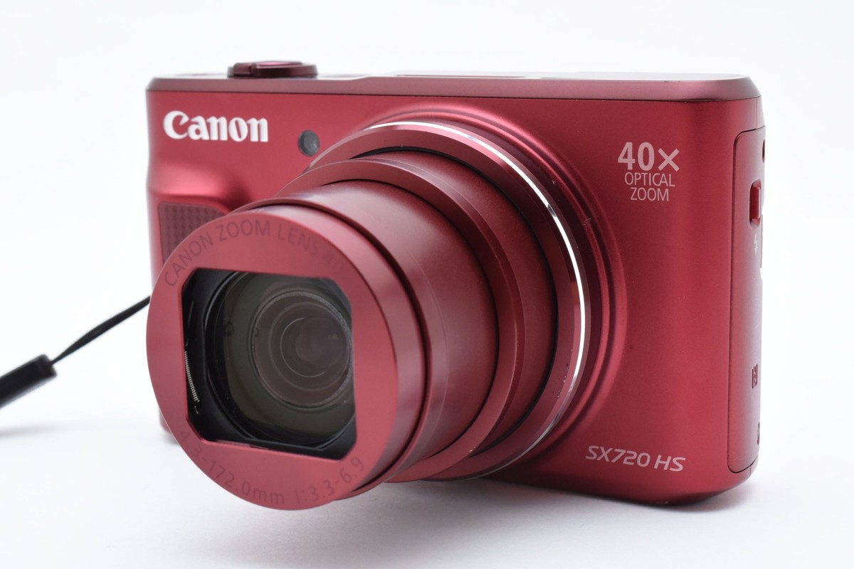 Canon PowerShot SX720 HS Digital Camera RED From JAPAN