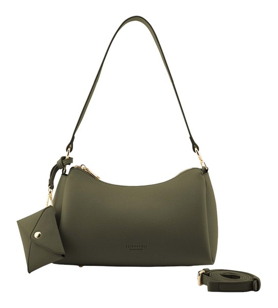 Seidenfelt Manufaktur Meloy Shoulder Bag Schultertasche Tasche Olive OlivgrüN-image