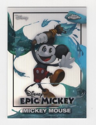 2026 TOPPS NEON DISNEY CHROME EPIC MICKEY INSERT CARD #EM1 - EM25