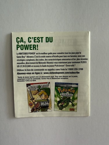 Pokemon Versione Smeraldo Game Boy Advance GBA Nintendo solo inserto elettrico - Foto 2 di 10