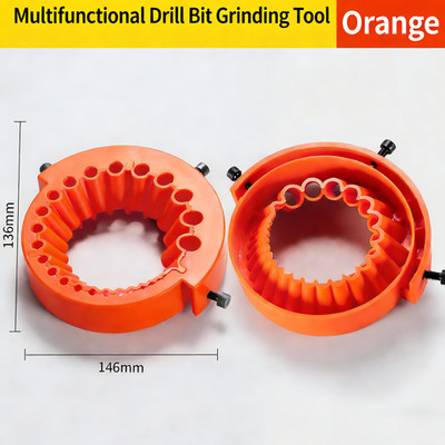 2pcs Angle Grinder Drill Bit Sharpener Tool 2-13mm Universal Grinding Attachment
