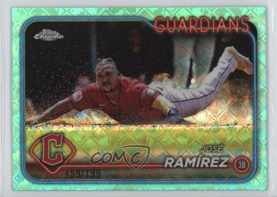 2024 Chrome Logofractor Edition Aqua Refractor Jose Ramirez José Ramírez 14md