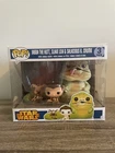 Funko POP! Star Wars 3 Pack Jabba the Hutt, Slave Leia & Salacious B. Crumb 6"