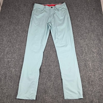 Redvanly Golf Pants Mens S Light Blue Performance Stretch Technical Trousers