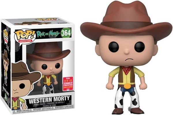Rick And Morty Western Cowboy Morty Pop! Animation #364 Vinyl Figur Funko-image