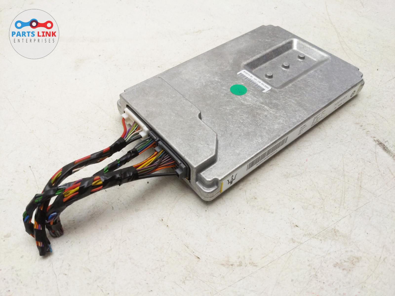 17-20 MASERATI LEVANTE PREMIUM SOUND AMPLIFIER CONTROL MODULE BOOSTER PLUGS M161