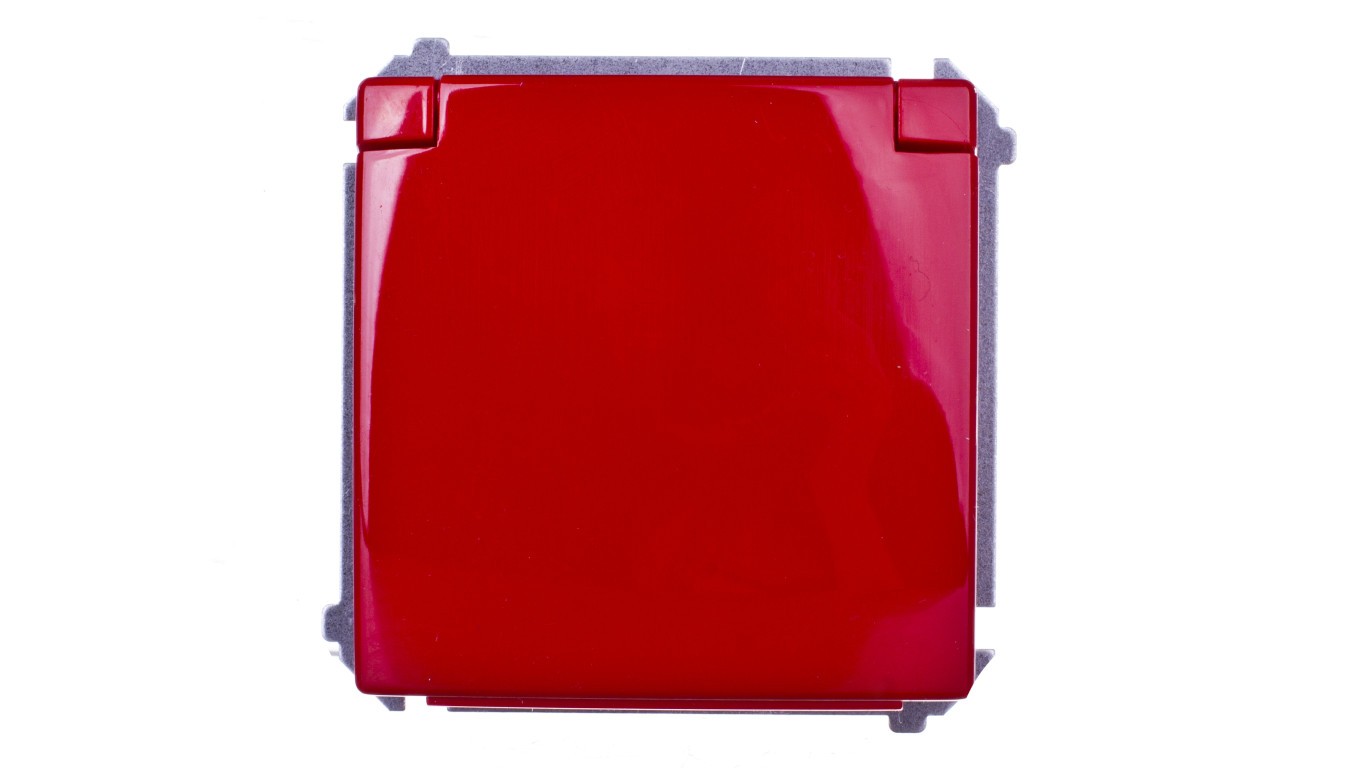DATA IP44 Splashproof Socket with Simon Basic BMGD1B.01/22