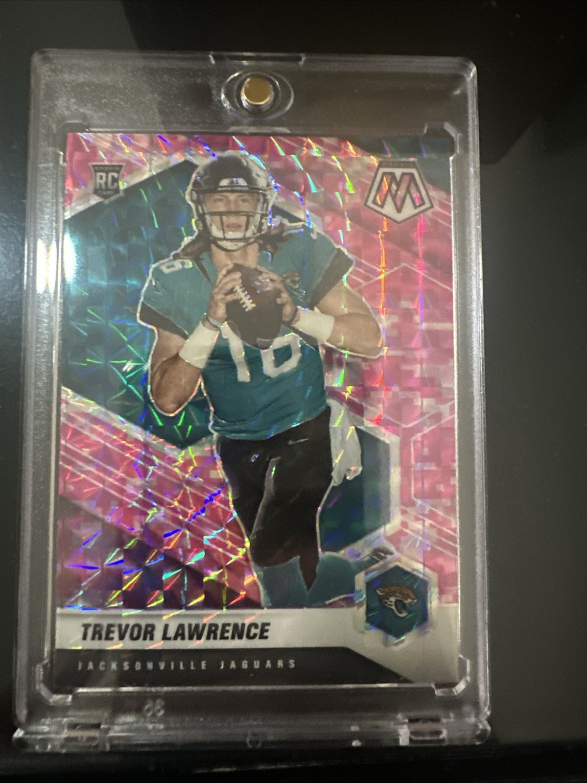 2021 Panini Mosaic - Rookies Trevor Lawrence #301 Purple Mosaic Prizm /49 (RC)