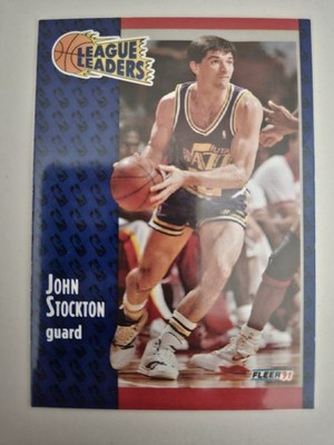 1991-92 Fleer - League Leaders John Stockton #221