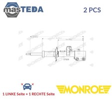 G7929 STOSSDAMPFER STOßDÄMPFER 2 STÜCK PAAR VORNE MONROE 2PCS NEU