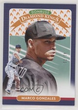 2020 Panini Donruss Diamond Kings On Fire 43/75 Marco Gonzales #22 8k4