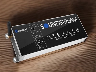 Soundstream ST4.1000DB 500 Watts 4-Channel Bluetooth Motorcycle Marine Amplifier
