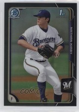 2015 Bowman Draft Chrome Asia Exclusive Black Refractor Nathan Kirby #145 x9h