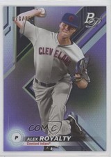 2019 Bowman Platinum Wal-Mart Top Prospects Purple Foil 70/250 Alex Royalty 0xf1