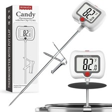 Digital Candy Thermometer with Pot Clip, Deep Fry Oil Thermometer