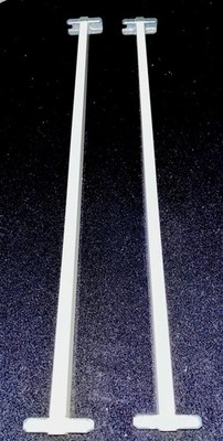 Elfa 18 Inch T Bars For Elfa Storage Systems  set of  2   NWOT