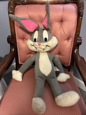 Vintage Bugs Bunny Plush Mighty Star Dated 1971 Warner Brothers Looney Tunes 30  