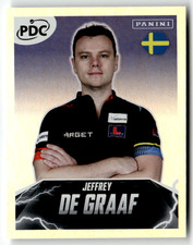 Panini 2025/26 PDC WORLD DARTS Sticker No. 282 Jeffrey De Graaf Foil