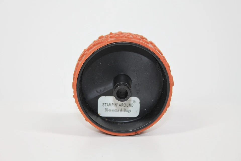 Estampación de flores e insectos estampación de goma alrededor de 1" rueda flores insectos Foto 2 de 2