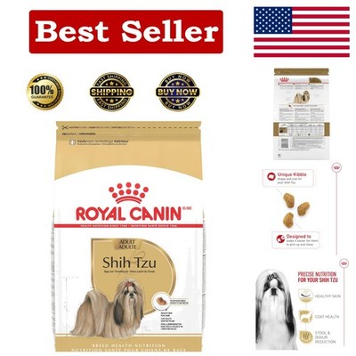 10 lb Royal Canin Shih Tzu Adult Dry Dog Food - Promotes Skin & Coat Health