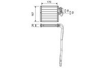 WäRmetauscher Innenraumheizung Valeo 811510 FüR Fiesta Ford CCN CB1 Aluminium 6