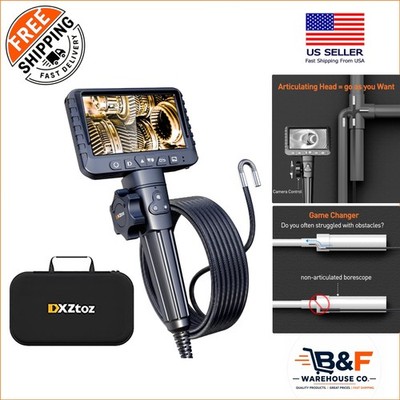 Versatile 10FT Industrial Borescope Camera - Autofocus & 8X Zoom, Waterproof