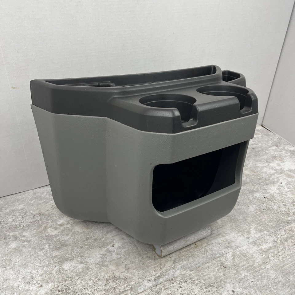 Ford Econoline E150 E250 E350 1997-2015 consola delantera portavasos gris ¡LEER! Foto 3 de 4