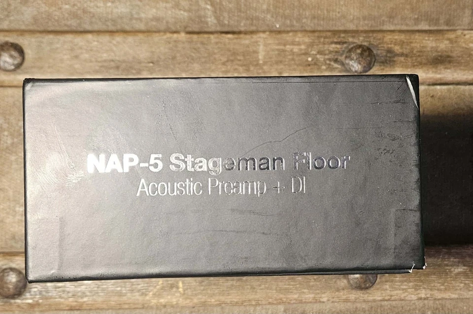 Pré-amplificador de pedal de guitarra acústica NuX NAP-5 Stageman Floor Deluxe caixa aberta estado perfeito - Imagem 4 de 4