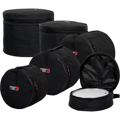 Gator GPStandard100 Padded 5Piece Standard Drum Bag Set Black