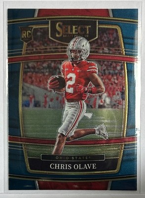 2022 Panini Select Draft Picks #5 Chris Olave Ohio State Buckeyes