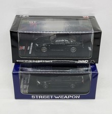 * NISSAN SKYLINE GTR + STAGEA R34 * Black * INNO / Street Weapon 1:64 * NEUF *