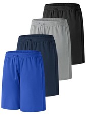 Boys Shorts Boy Shorts Athletic Quick Dry Basketball Soccer Gym Shorts with P...