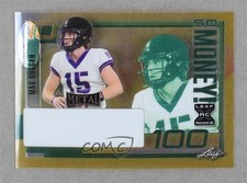 2023 Leaf Metal Pre-Production Proof Gold Clear Unsigned 1/1 Max Duggan 4z8