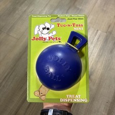 Jolly Pets Tug-n-Toss Mini Dog Toy Md Blue
