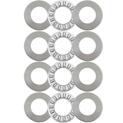 4 Sets NTA815+2TRA, Thrust Needle Roller Bearings with Two Washers, ID 1/2'', ...