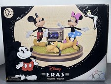 Disney Eras 100th Anniversary Mickey Minnie &  Pluto W/  Light-up Musical TV NEW