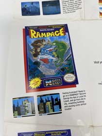 Arcade Hits From Data East Vintage NES Poster 2-Side Variant RARE Robocop Karnov