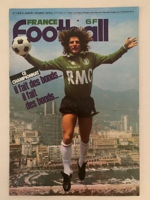FRANKREICH FUSSBALL 4. DEZEMBER 1979 ST ETIENNE - JEAN LUC ETTORI