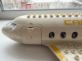LEGO DUPLO CARGO PLANE 7843 Vintage Plain , Not Complete, All In Photo