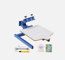 1 Color 1 Station Silk Screening Screenprint Press Screen Printing Machine