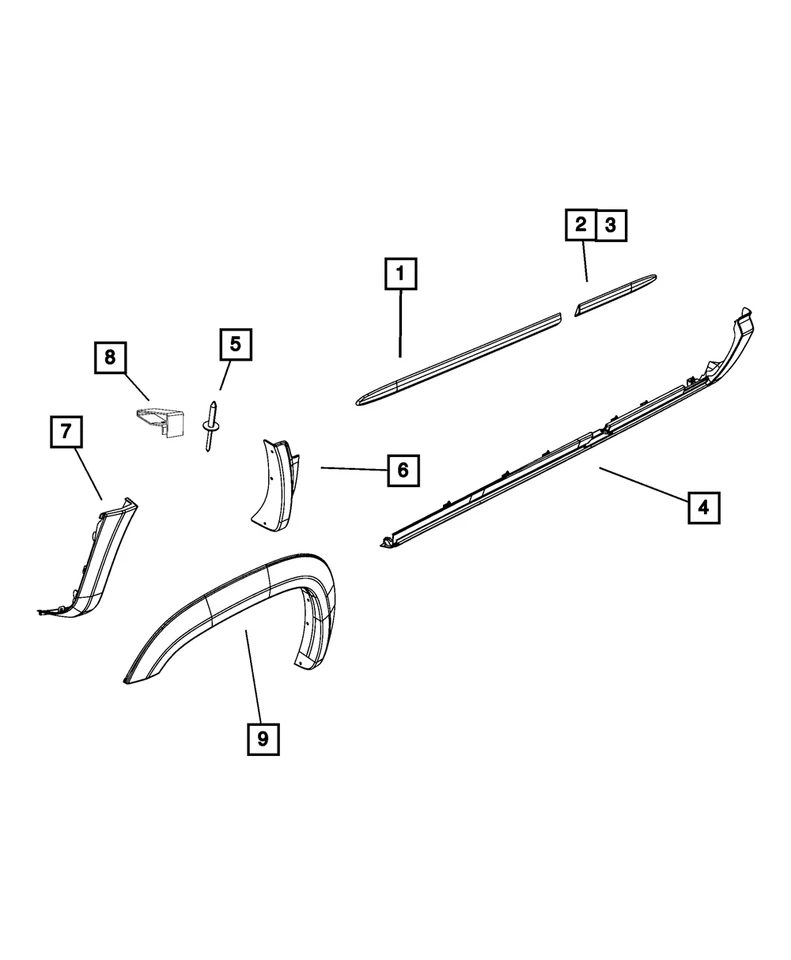 Remache acampanado arco rueda Mopar 2001-2025 (6035201) 7 piezas de paquete abierto Foto 2 de 3