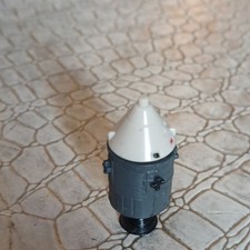 Miniature Space Rocket Capsule Toy with Opening Door for Space Theme