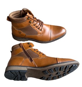 Steve Madden Men\'s Art Name Roy Leather Brown Boots Handcrafted Size 7 Euro 40 Vintage STEVE MADDEN Men main image 4