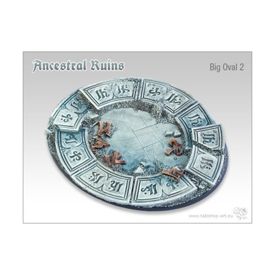 Mini Base Ancestral Ruins Big Oval Base #2 - Ancestral Ruins Pack New